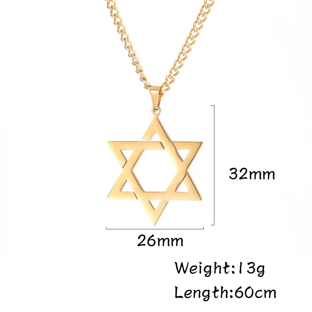 Star of David necklace